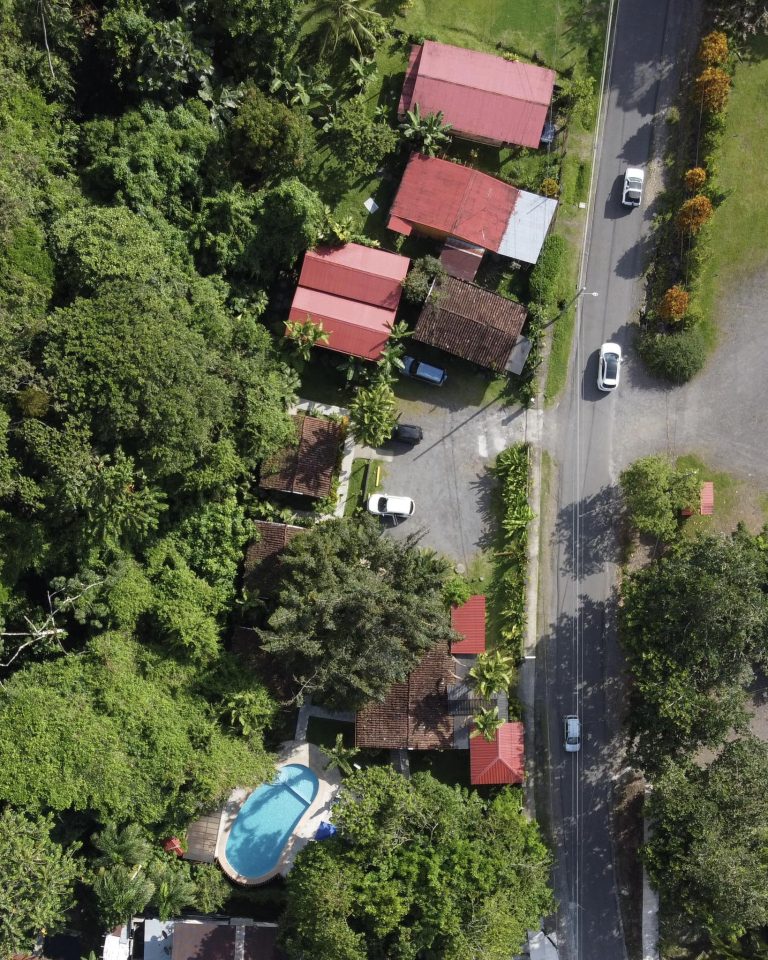 Vista exterior de cabañas